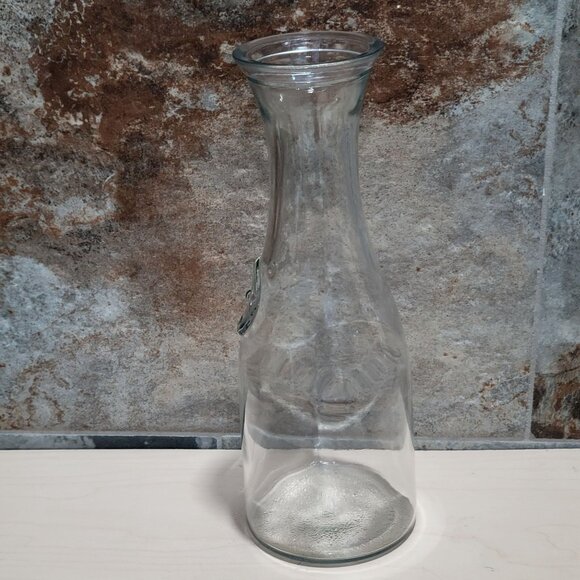 VTG Anchor Hocking 1 Liter Glass Bottle Jar Carafe Decanter Milk Water - Picture 2 of 10